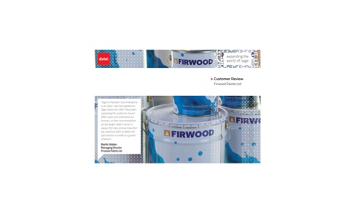 Extension du monde de Sage: Customer Review Firwood Paints Ltd